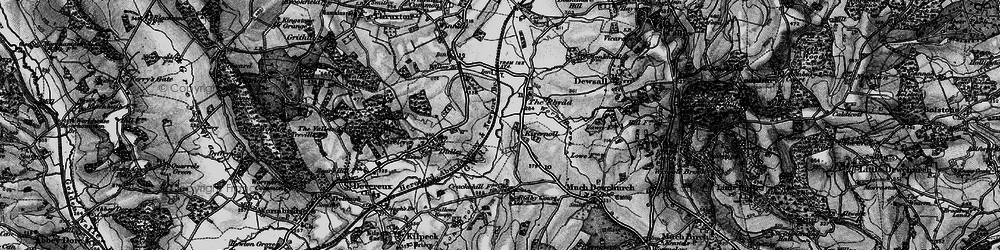 Old map of Kivernoll in 1896