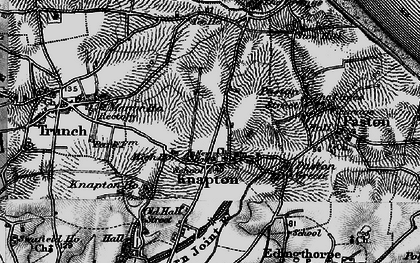Old map of Knapton in 1898