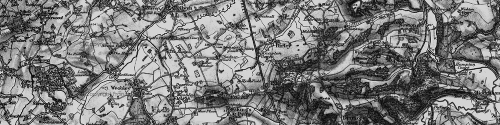 Old map of Knapton Green in 1898