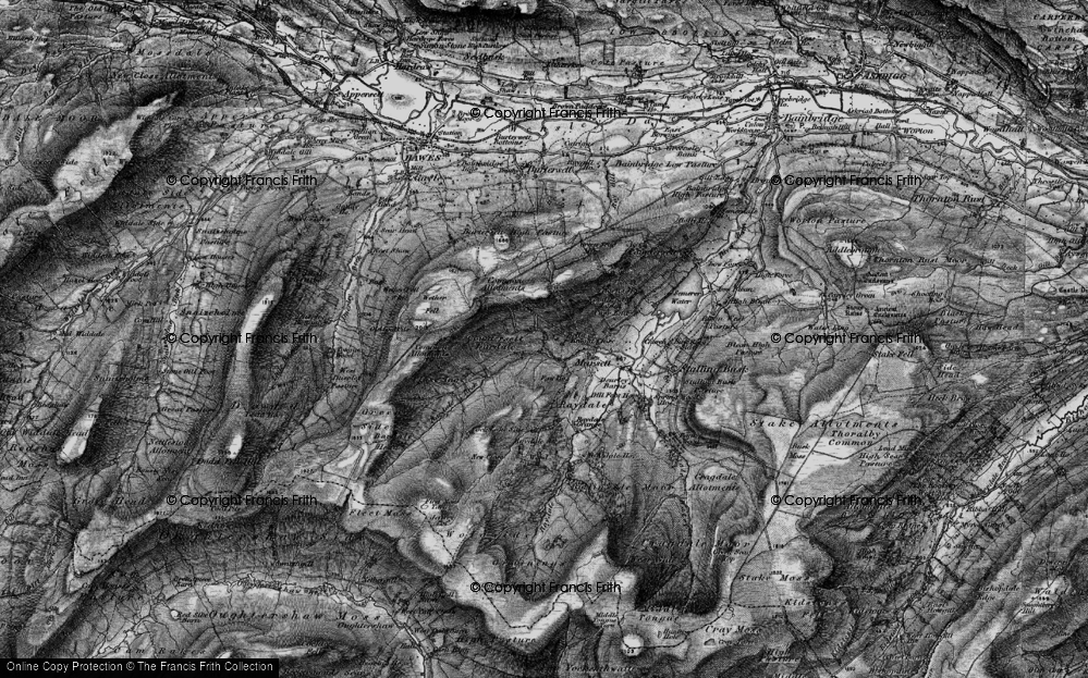 Old Map of Knight Close, 1897 in 1897