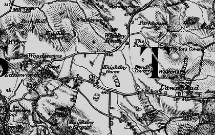 Old map of Knightley in 1897