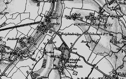Old map of Knightsbridge in 1896