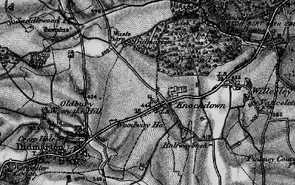 Old map of Knockdown in 1897