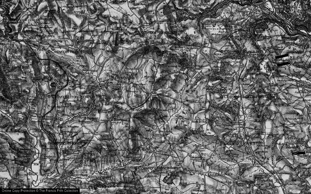 Old Map of Knockerdown, 1897 in 1897