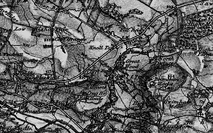 Old map of Braithwaite Sike in 1898