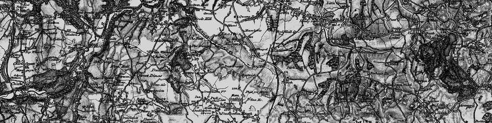 Old map of Knolton in 1897