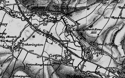 Old map of Ansty Hill in 1898