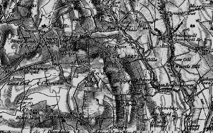 Old map of Beckfoot in 1898