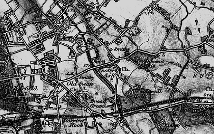 Old map of Knotty Ash in 1896