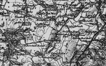Old map of Knowl Bank in 1897