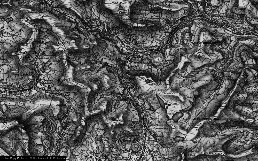 Old Map of Knowl Wood, 1896 in 1896