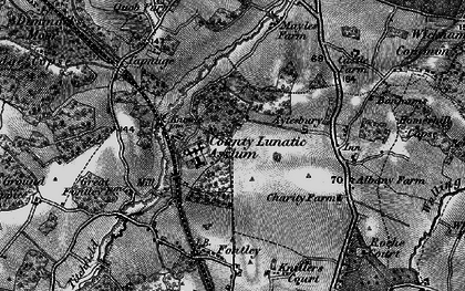 Old map of Knowle in 1895