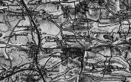 Old map of Knowle in 1898