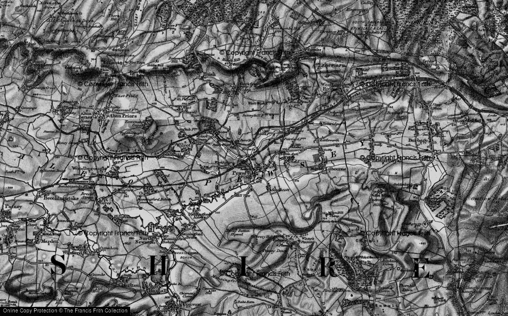 Old Map of Knowle, 1898 in 1898