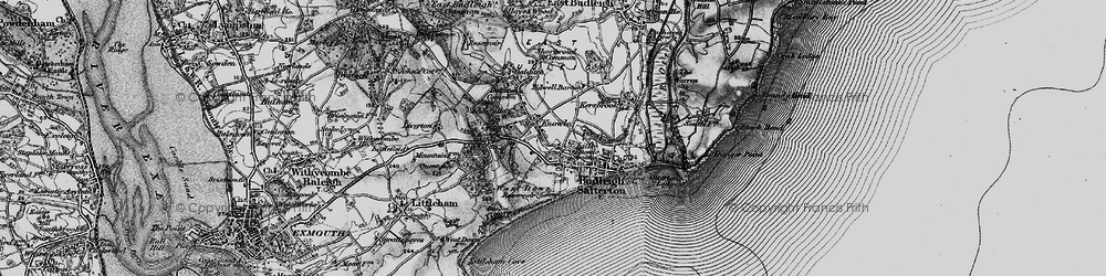Old map of Leeford in 1898