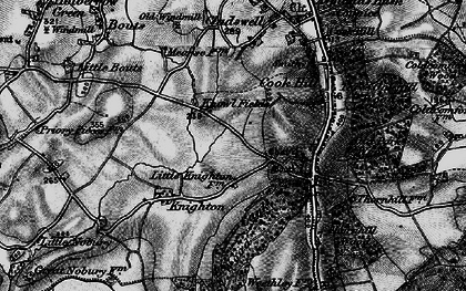 Old map of Knowle Fields in 1898