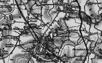 Old map of Knowle Grove in 1899