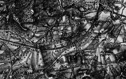 Old map of Knowle Hill in 1896