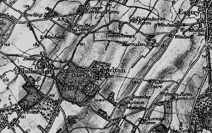 Old map of Knowlton in 1895