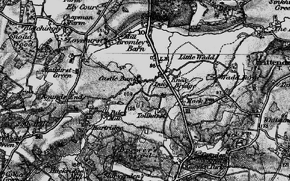 Old map of Knox Bridge in 1895