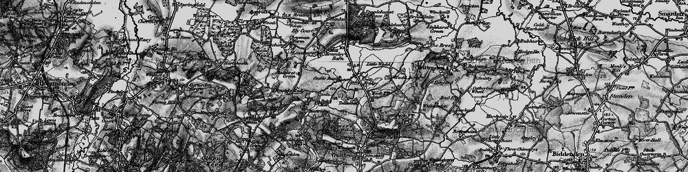 Old map of Bromley Barn in 1895
