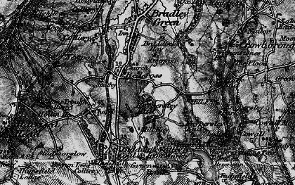 Old map of Knypersley in 1897