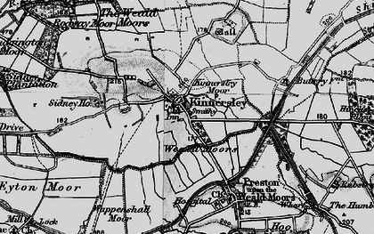 Old map of Kynnersley in 1899