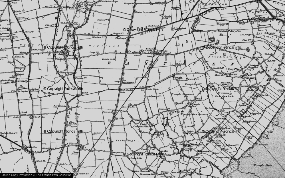 Old Map of Lade Bank, 1899 in 1899