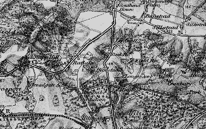 Old map of Ladwell in 1895