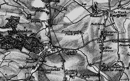 Old map of Lady's Green in 1898