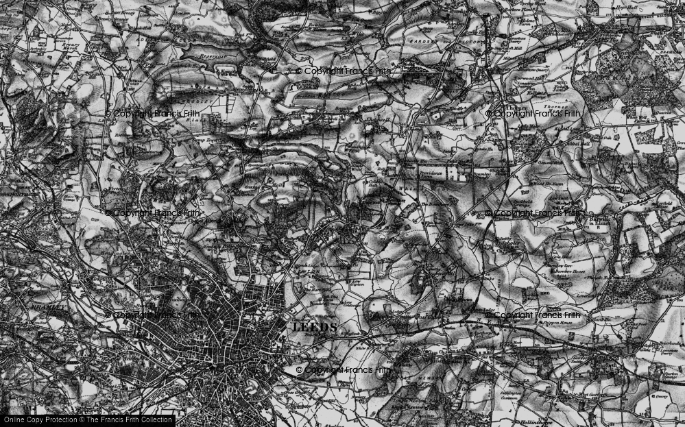Old Map of Lady Wood, 1898 in 1898