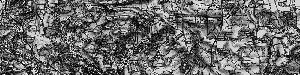 Old map of Lady Wood in 1898