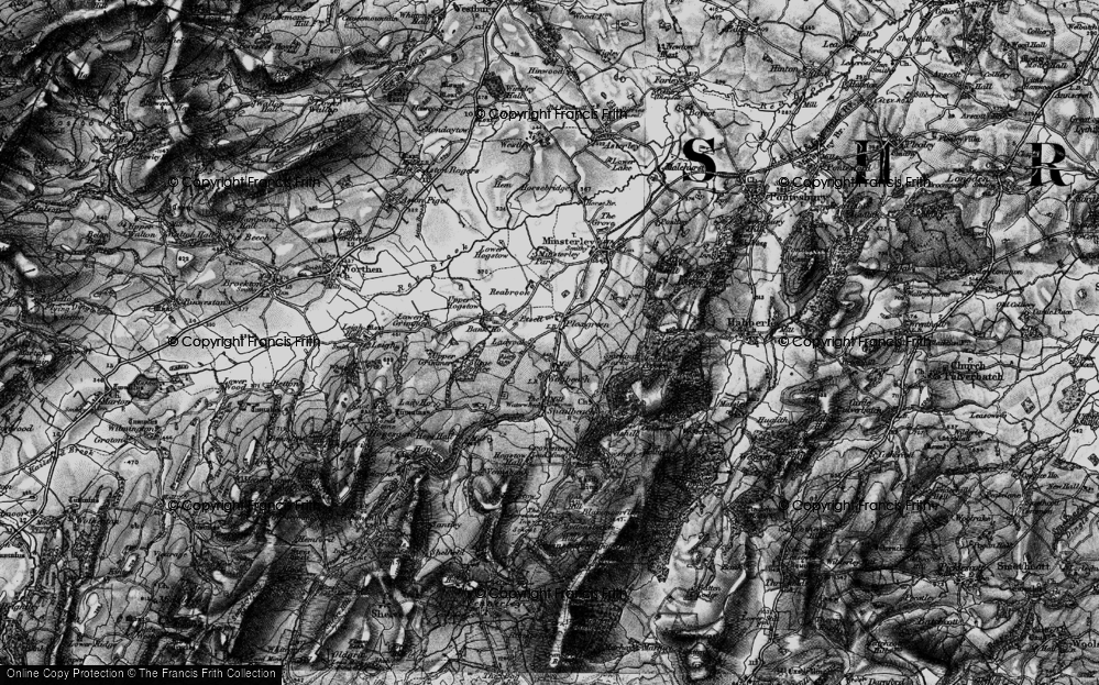 Old Map of Ladyoak, 1899 in 1899