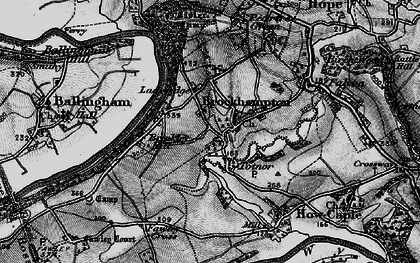Old map of Ladyridge in 1896