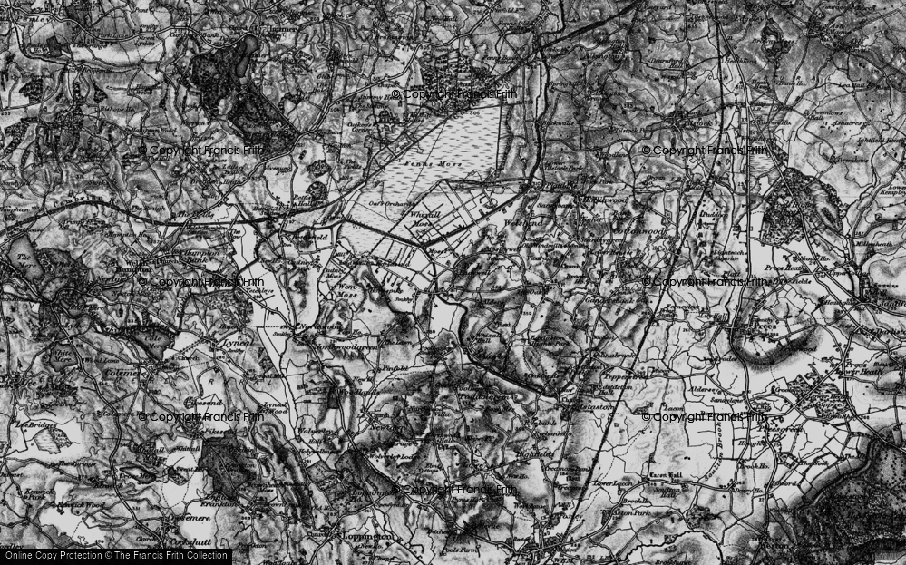 Old Map of Ladywell, 1897 in 1897