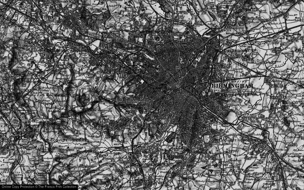 Old Map of Ladywood, 1899 in 1899