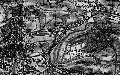 Old map of Laira in 1896