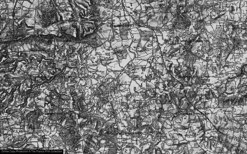Old Map of Laker's Green, 1896 in 1896