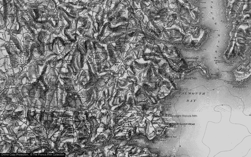 Old Map of Lamanva, 1895 in 1895