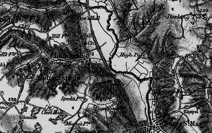Old map of Lamarsh in 1895