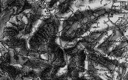 Old map of Lamberhurst Quarter in 1895
