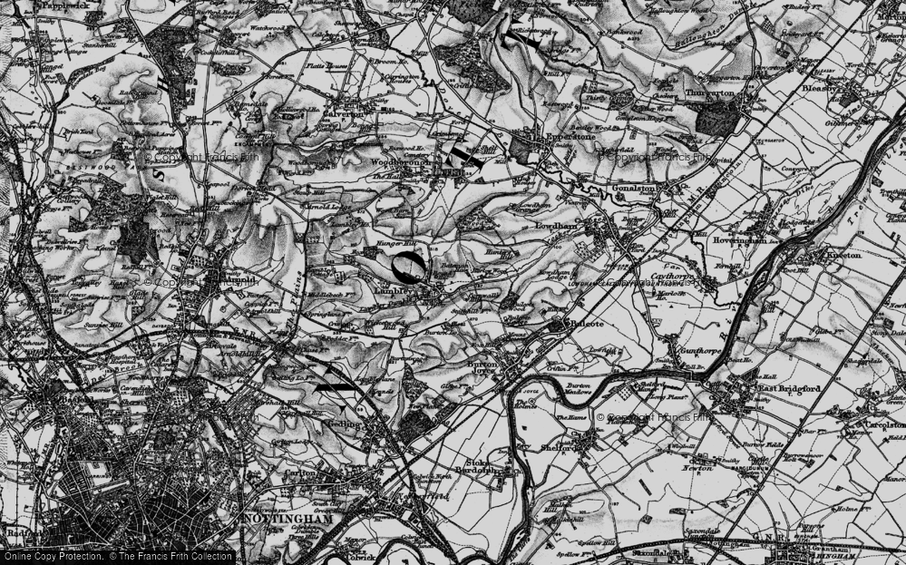 Historic Ordnance Survey Map of Lambley, 1899