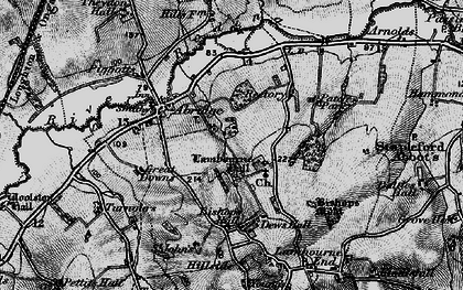 Old map of Lambourne in 1896
