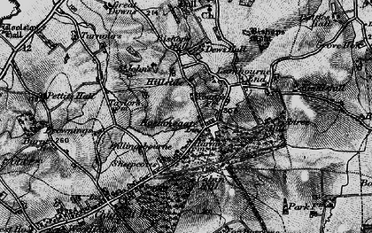 Old map of Billingsbourne in 1896