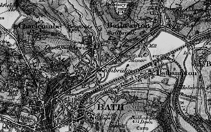 Old map of Lambridge in 1898