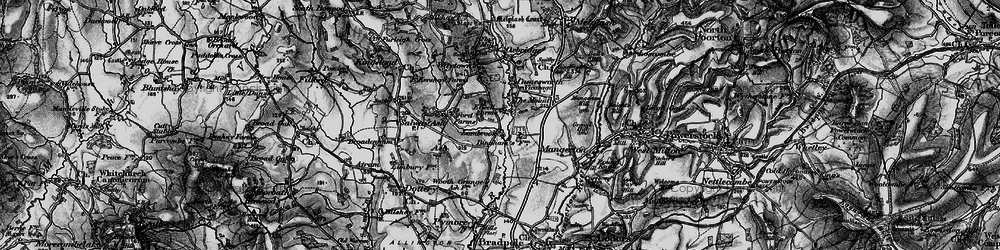 Old map of Lambrook in 1898