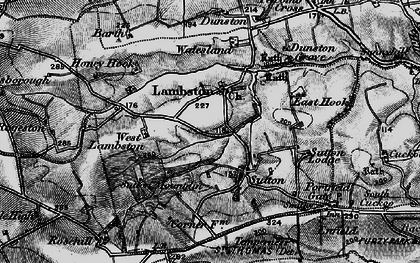 Old map of Lambston in 1898