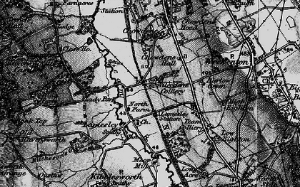 Old map of Lamesley in 1898