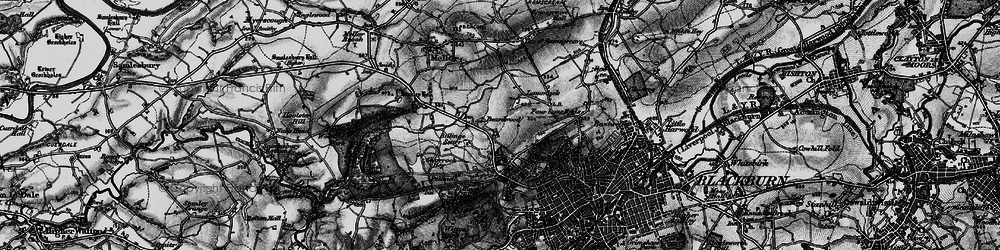 Old map of Lammack in 1896
