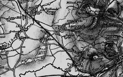 Old map of Lamyatt in 1898